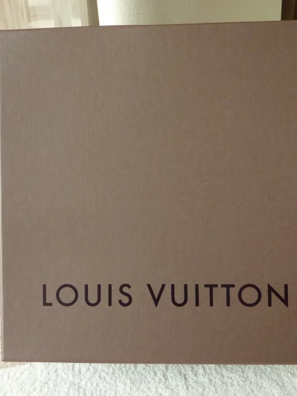 NEW Louis Vuitton Brown Empty Small Bag Storage Square top Box 9.5